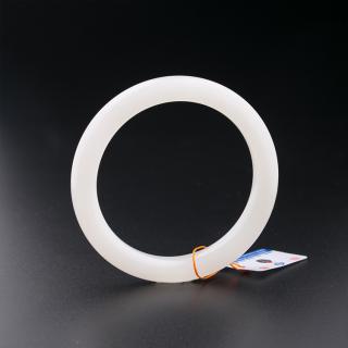 jinzhaoyucui/金昭玉粹 和田玉手镯 羊脂白 54圈口 附证书