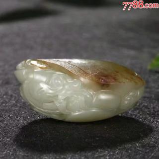 和田玉洒金皮籽料千岁4.3x3.6x1.8厘米43.2克t